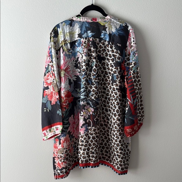 Johnny Was Ontari Cordia Tunic Floral Print Women's Top - Picture 4 of 8